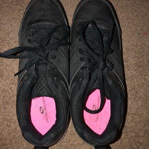 Black and Pink Sneakers